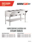 ServIt NG and LP Parts List ServIt NG and LP Parts List