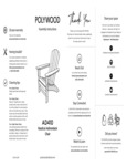 PW Nautical Adirondack Chair Instructions PW Nautical Adirondack Chair Instructions