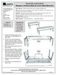 Newport-Amh_St-Lenox_St_Benches_Rev_6 Assembly Instructions Newport-Amh_St-Lenox_St_Benches_Rev_6 Assembly Instructions