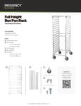 Regency Full Rack Assembly Instructions Regency Full Rack Assembly Instructions