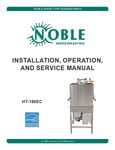 Noble Warewashing HT180EC Manual Noble Warewashing HT180EC Manual