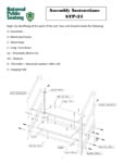 National Public Seating STP24 Assembly Instructions