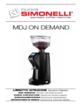Nuova Simonelli MDJ Espresso Grinder Manual