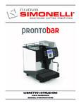 Nuova Simonelli ProntoBar Espresso Machine Manual