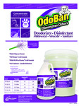 OdoBan_Dilutable Disinfectant_Lavender_Info Sheet