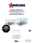 Omcan 35L and 50L Display Warmers Manual Omcan 35L and 50L Display Warmers Manual