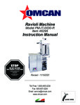 Omcan 46296 Manual