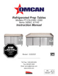 Omcan Pizza Prep Manual Omcan Pizza Prep Manual