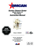 Omcan Santos Grater Manual