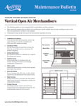 Open Air Merhandiser 193VOA Maintenance Bulletin