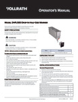 Vollrath Half-Size Drop-in Warmer Manual