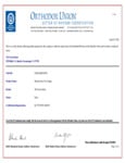 Frozen Bean Kosher Certificate