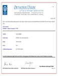 Frozen Bean Kosher Certificate