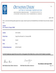 Gatorade Kosher Certificate