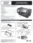 Cambro Versa Tabletop Food Bar Manual