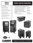 Owner's Manual_Insulated Transporters_Cambro Owner's Manual_Insulated Transporters_Cambro
