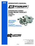 OZ Stainless Steel Trolley Manual