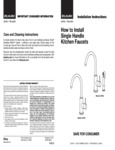 Elkay p99032_lk7921_7922 Faucet Installation Instructions Elkay p99032_lk7921_7922 Faucet Installation Instructions