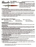 Paasche VL Airbrush Manual English
