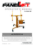 Paragon Pro Manufacturing Solutions Panellift Drywall Lift 460 Manual
