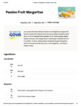 Passion Fruit Margarita Recipe Passion Fruit Margarita Recipe