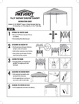 Patriot Vented One-Up Technology Canopy Instructions