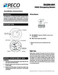 PECO Control Solutions SA200-001 Installation Guide