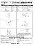 Assembly Instructions Assembly Instructions