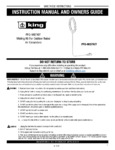 King Electric PFO-MISTKIT Installation Instructions