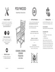 POLYWOOD Chippendale Arm Chair Assembly Instructions
