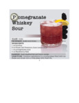 Pomegranate Whiskey Sour Recipe Pomegranate Whiskey Sour Recipe