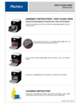 Pratica Easy Clean Liner Instructions Pratica Easy Clean Liner Instructions