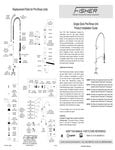 Installation Instructions, Deck Mount Single Hole Installation Instructions, Deck Mount Single Hole