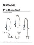 Krowne_Pre-Rinse_Installation Manual