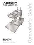 Primera AP550 Label Applicator Manual