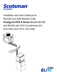 Scotsman User Manual MC330L MC430L Scotsman User Manual MC330L MC430L