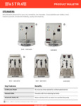 Product Bulletin - Steamers 