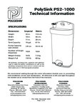 PS2-1000 PolySink Specsheet_Instructions