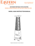 Eastern Tabletop Pyramid Patio Heater Manual