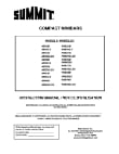Summit Compact Minibars Manual Summit Compact Minibars Manual