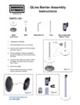 QLine Barrier Assembly Instructions QLine Barrier Assembly Instructions