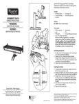 Quartet Single Shelf Wall Hanging Rack Instructions 