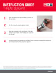 SEALANT THREAD MEGALOC 1 PT instructions SEALANT THREAD MEGALOC 1 PT instructions