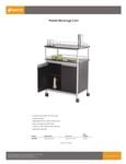 Safco Mobile Beverage Cart Sell Sheet Safco Mobile Beverage Cart Sell Sheet