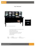 Black Safco Products 7770BL Onyx Mail Sorter 
