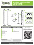 Regency 3 Column Assembly Instructions 4 / 6 Tier Regency 3 Column Assembly Instructions 4 / 6 Tier