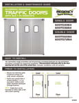 Regency Traffic Door Installation Instructions