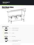Regency Waste Valve Assembly Installation Guide Regency Waste Valve Assembly Installation Guide