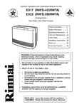 Rinnai EX17 & EX22 Instructions