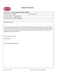 Product Fact Sheet
